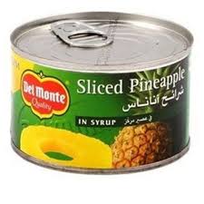Del Monte Sliced Pineapple In Syrup 234g